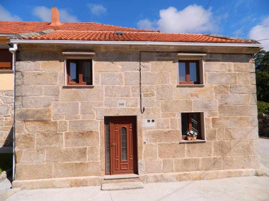הוילה Pedrafigueira Casa Cuadrantecasa De Piedra En Playa De Carnota מראה חיצוני תמונה